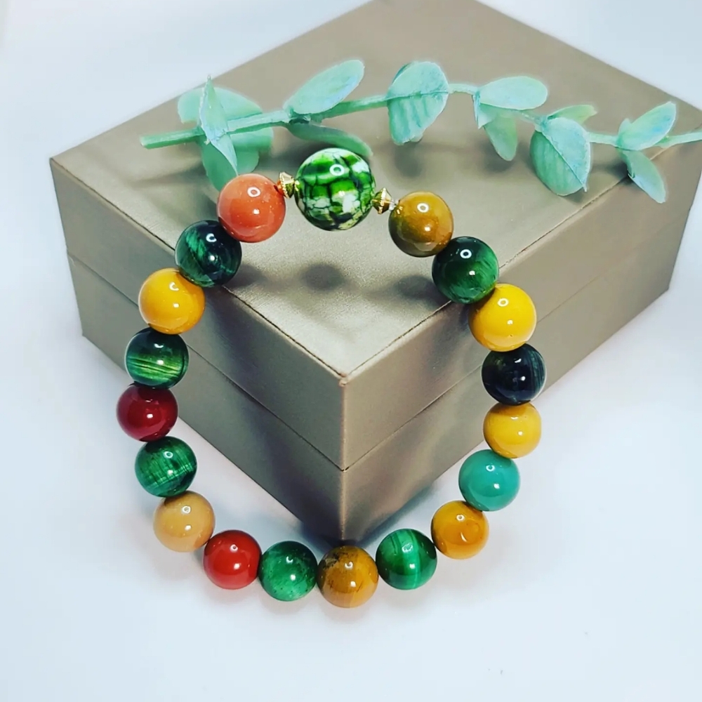 Mix natural Crystals bracelet
